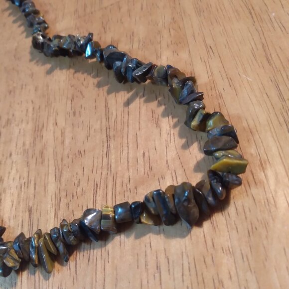 Tiger Eye Gemstone Necklace - Picture 4 of 5